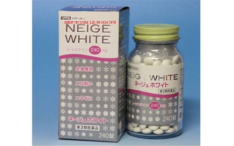 Neige White Japan - Viên uống trắng da trị nám và tàn nhang