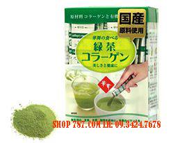 Collagen Hanamai Trà xanh (green tea)